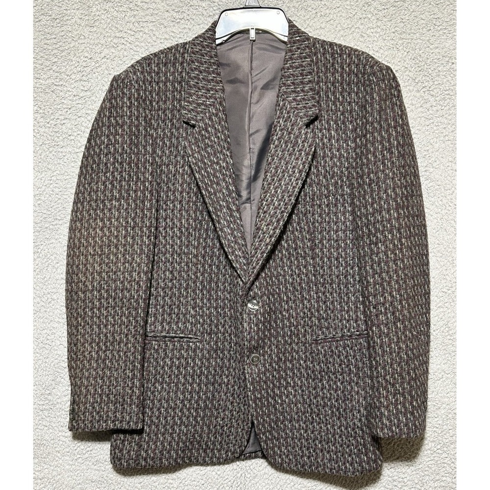 100% Wool Mens Blazer Jacket Sport Coat Giannino V. Firenze Made In England‎